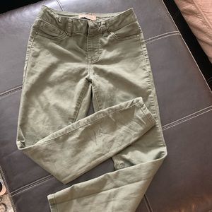 Olive green jeans
